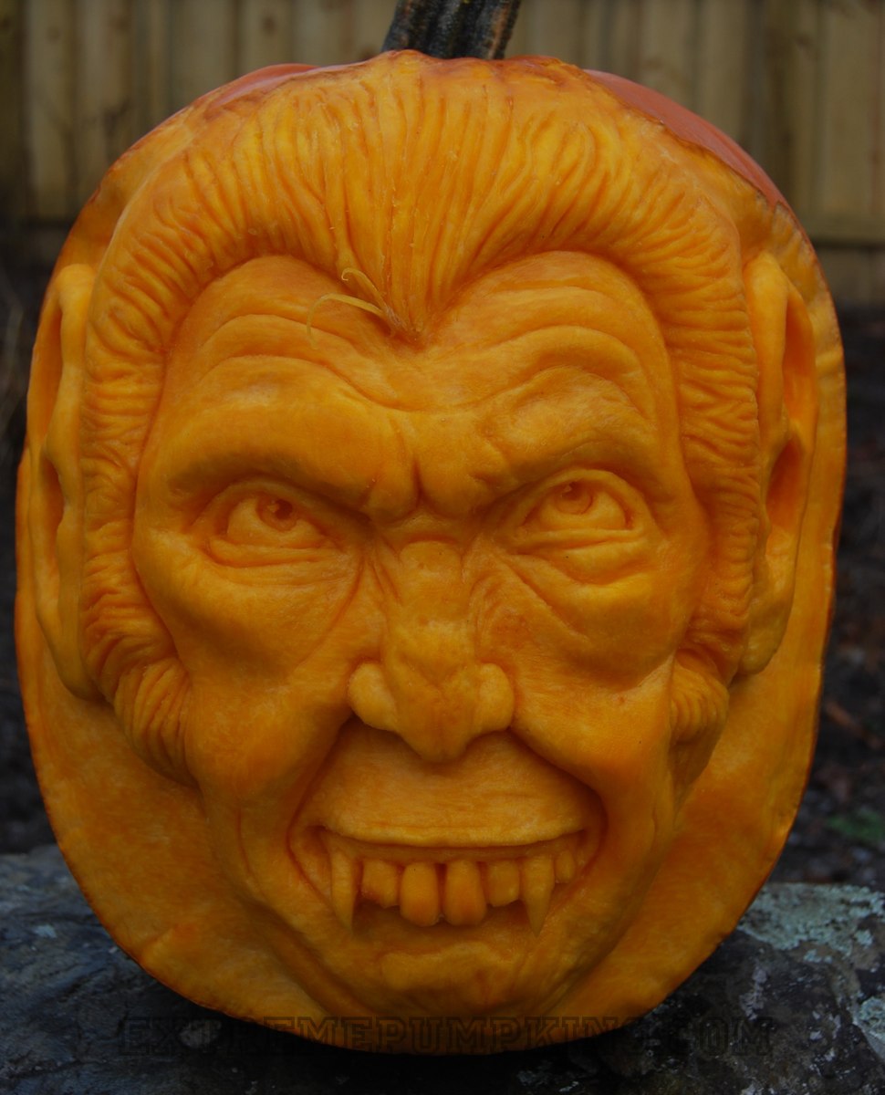 A Nice Dracula Pumpkin