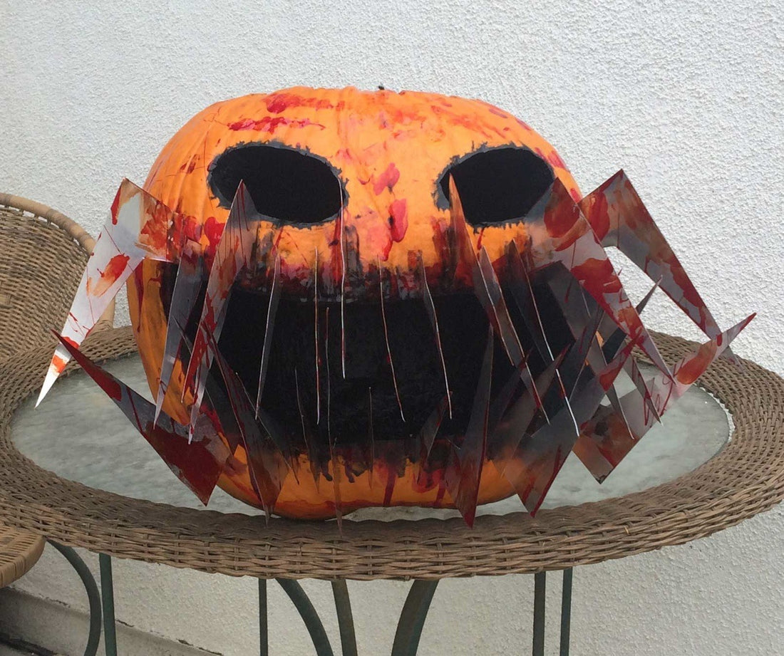 Black Fangs Make This Pumpkin Look Cool.