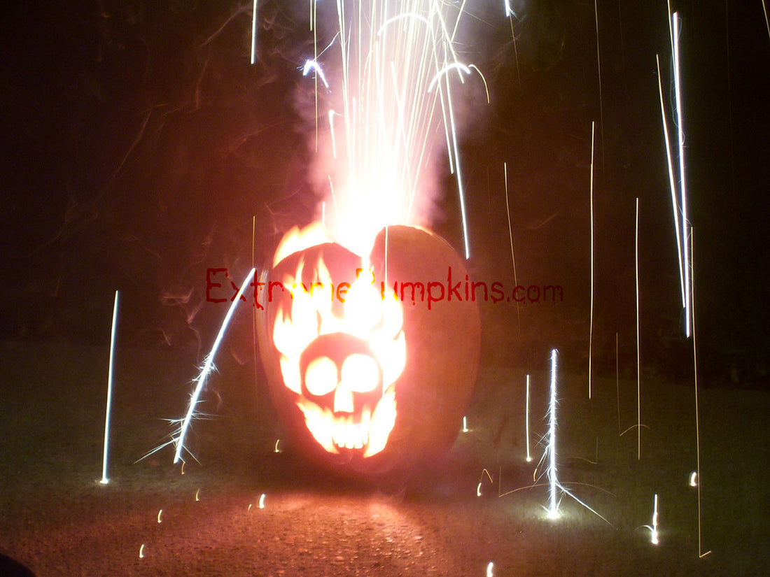 Fireworks in a Pumpkin