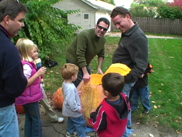 Giant Pumpkin Carving