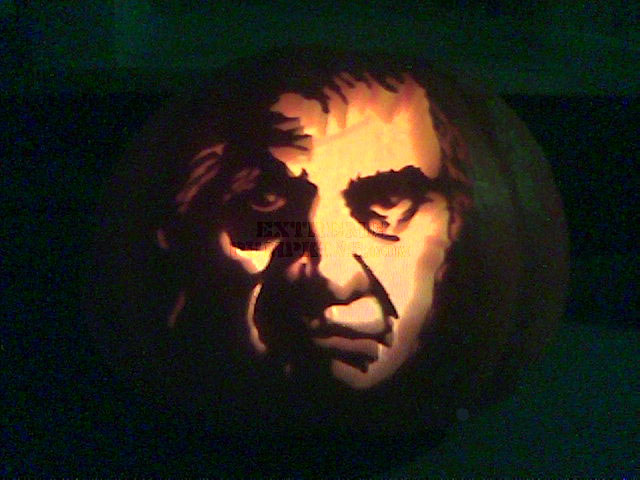 Johny Cash Pumpkin