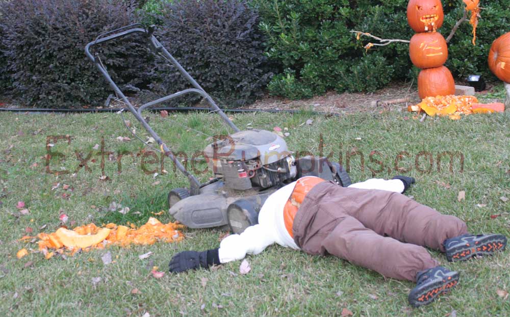 Lawnmower Pumpkin