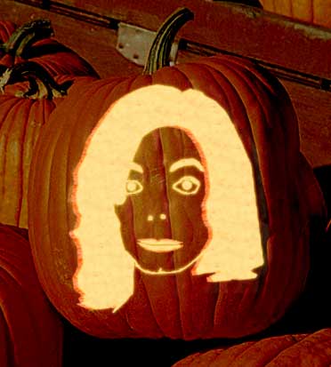 Michael Jackson Pumpkin from Fark