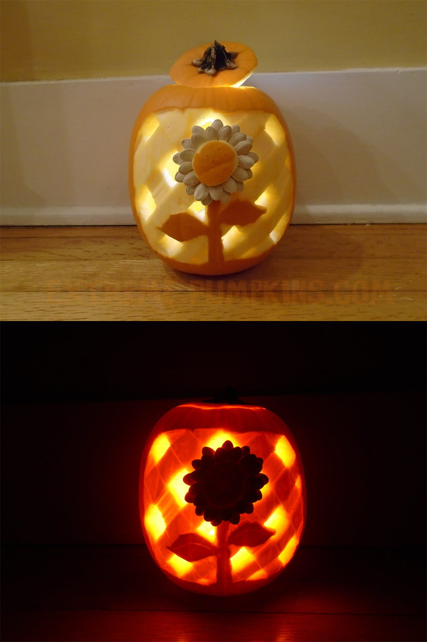 Cute Flower Pumpkin