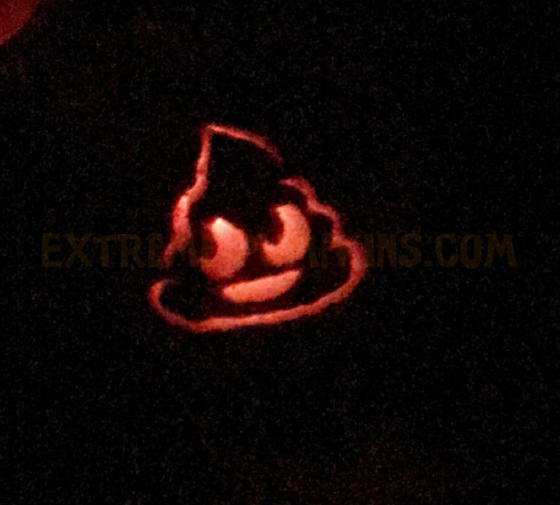 Poop Emoji Pumpkin