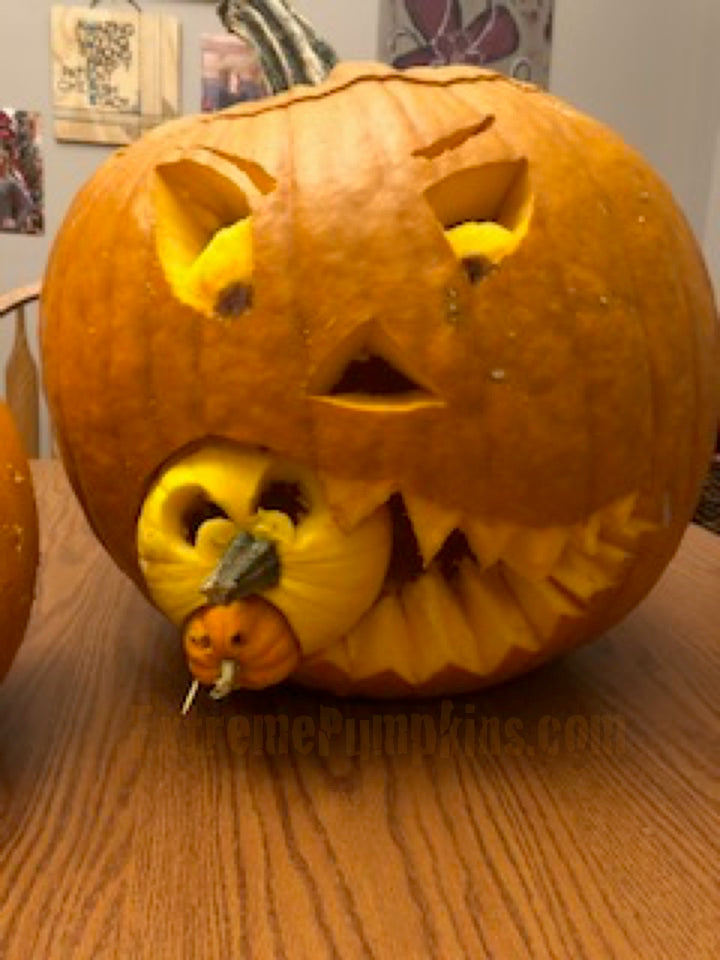 The Triple Cannibal Pumpkin