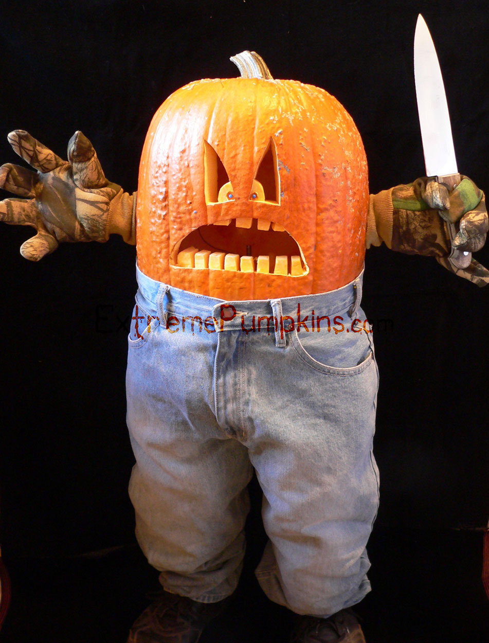 The Angry Kid Pumpkin