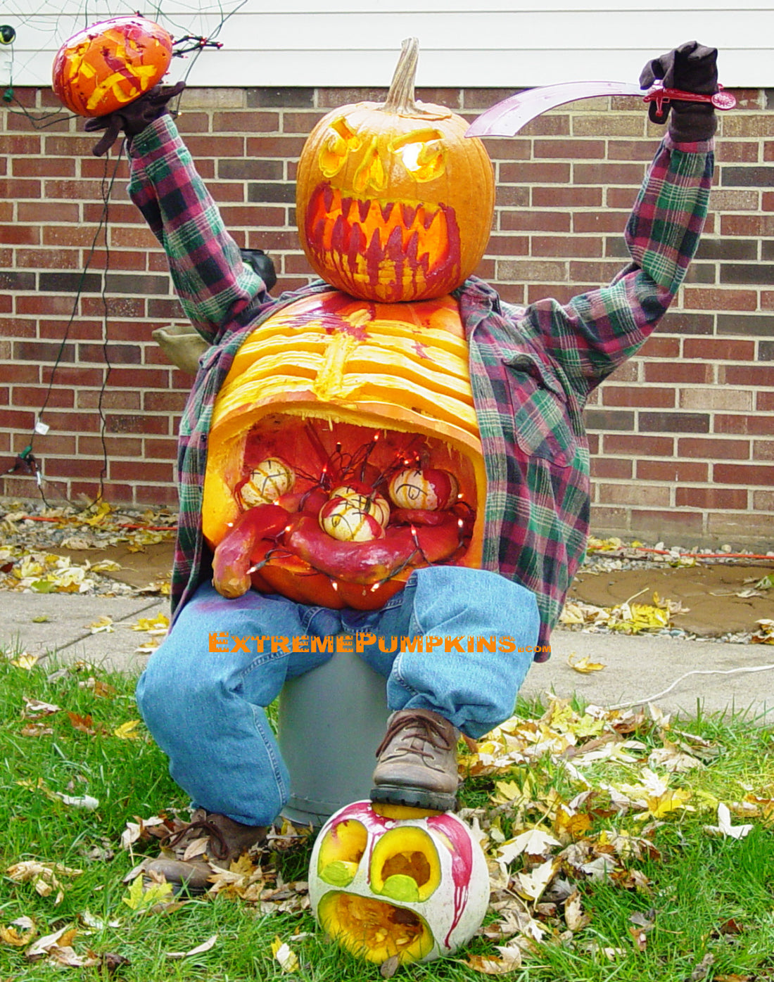 The Gutsy Slasher Pumpkin