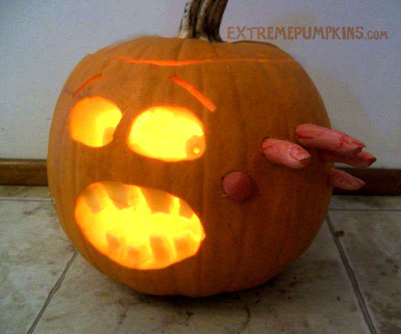 The Hand Through The Head Pumpkin