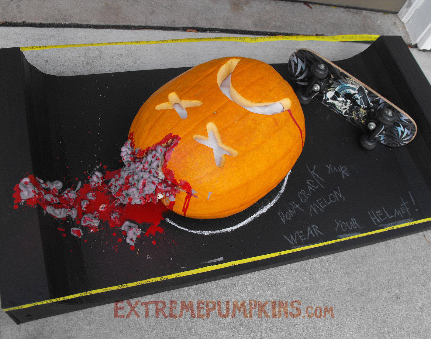 The Skateboarding Pumpkin