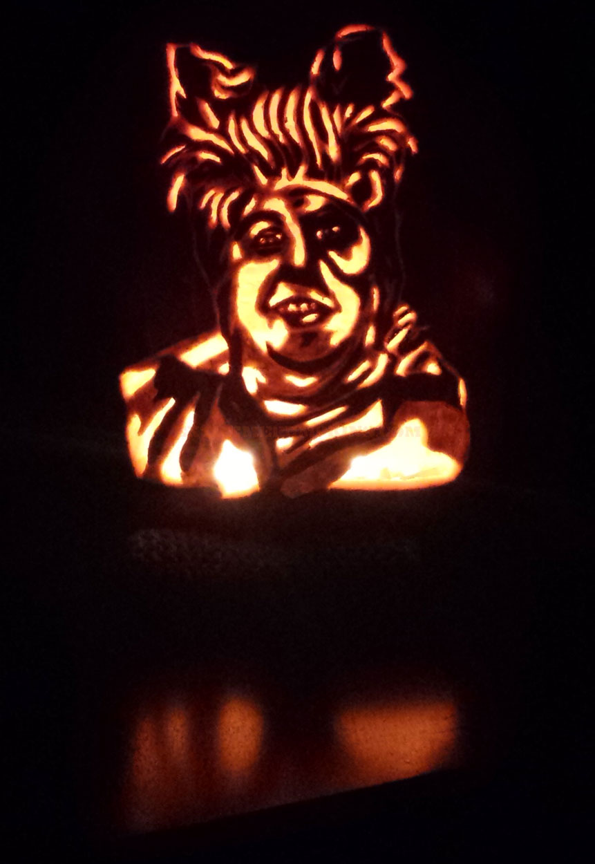 This Year's Random Celebrity Pumpkin - John Candy