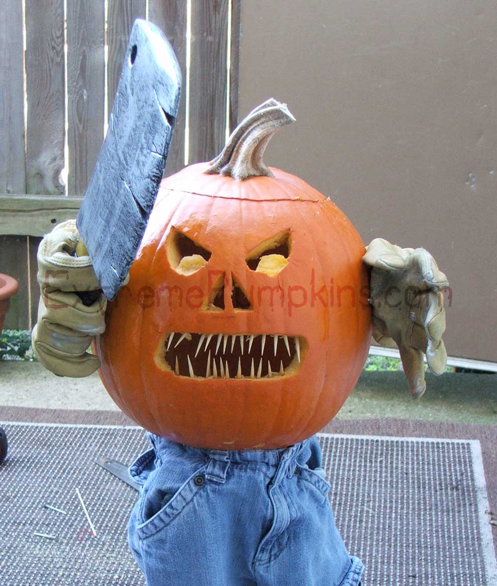 Toothpicks for Teeth Pumpkin