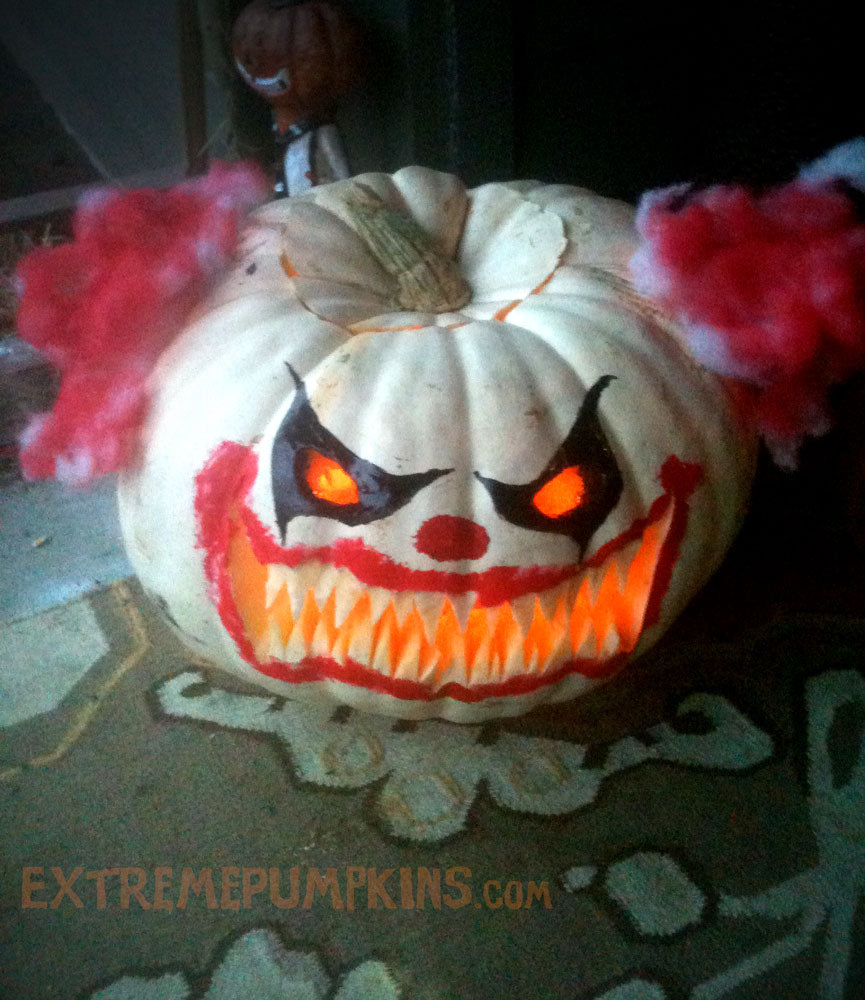 Another Killer Clown Pumpkin for 2012