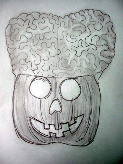 Brains - Pumpkin Idea