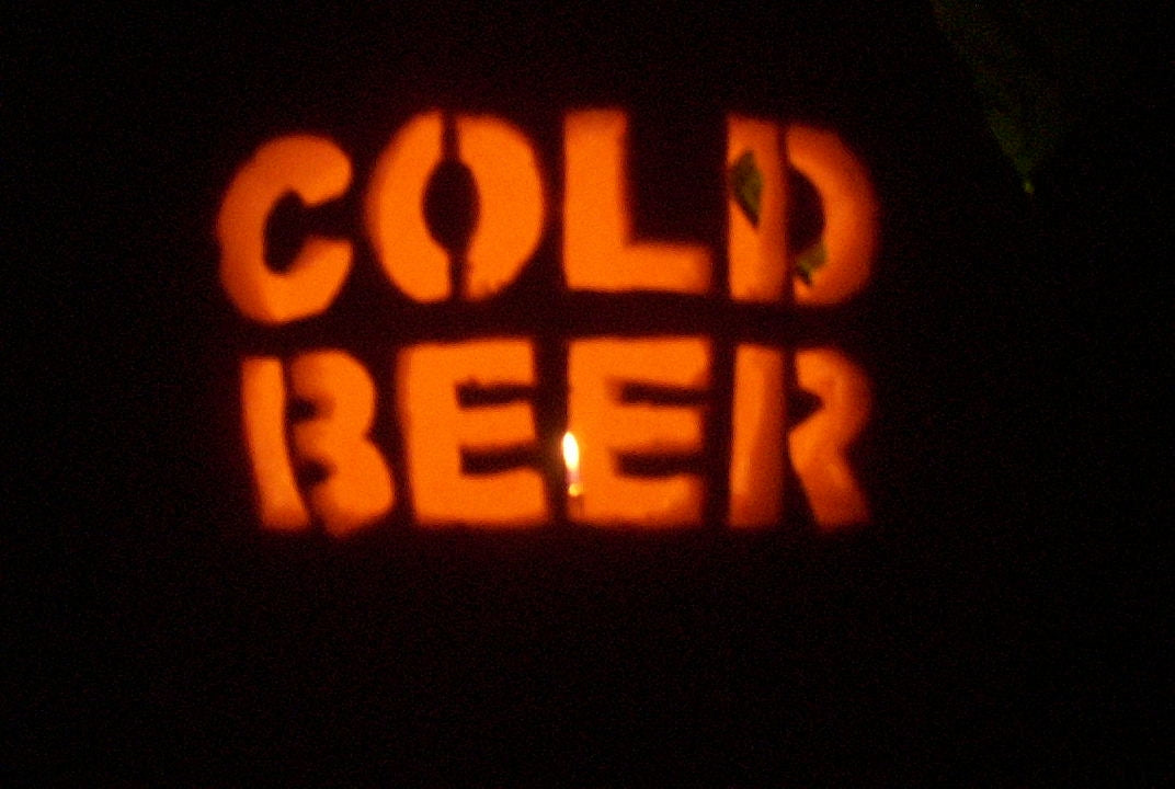 Cold Beer Pumpkin by Greg