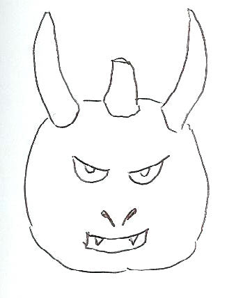 Devil Horns Pumpkin