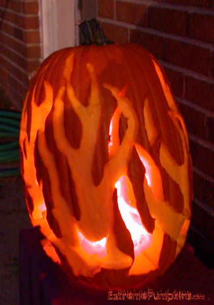 Flame Job Pumpkin Photo #2