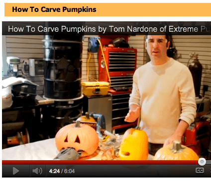 How To Carve Pumpkins