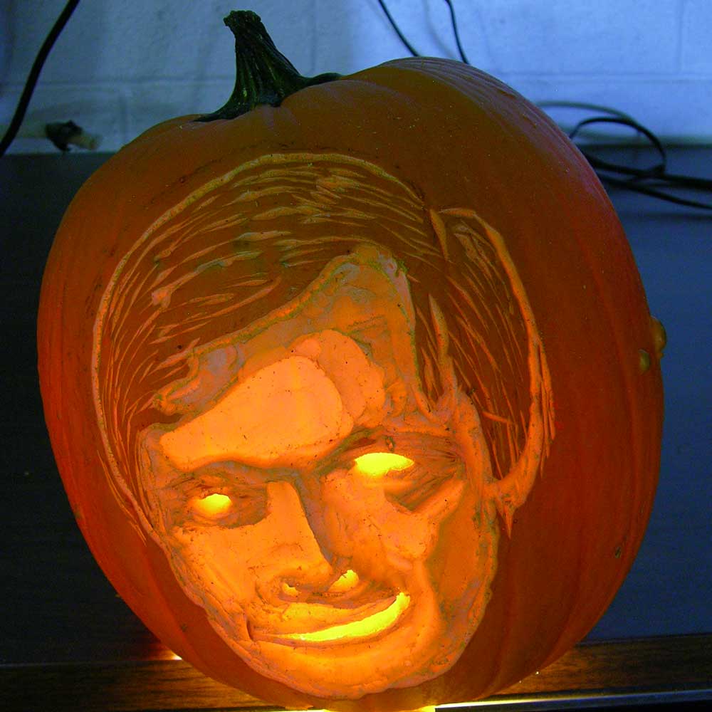 How To Carve Someone's Face On A Pumpkin