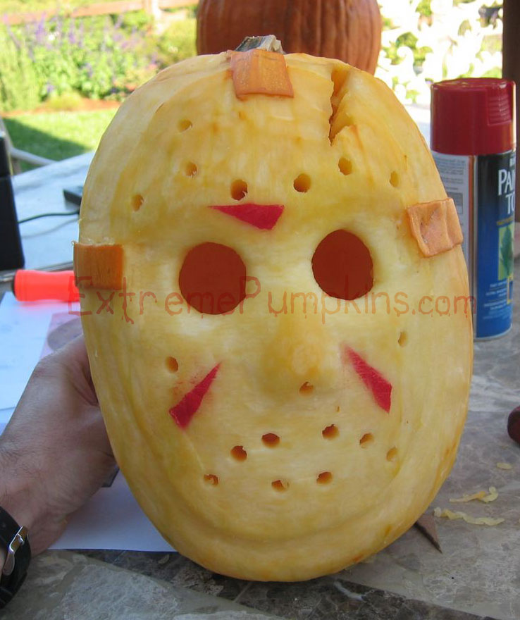 Jason Mask Pumpkin