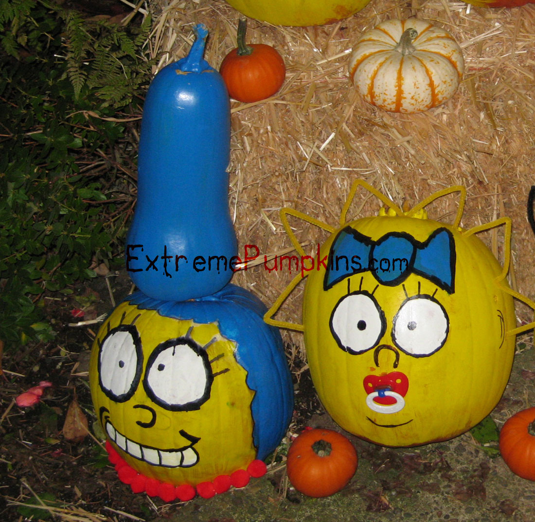 Marge and Maggie Simpson