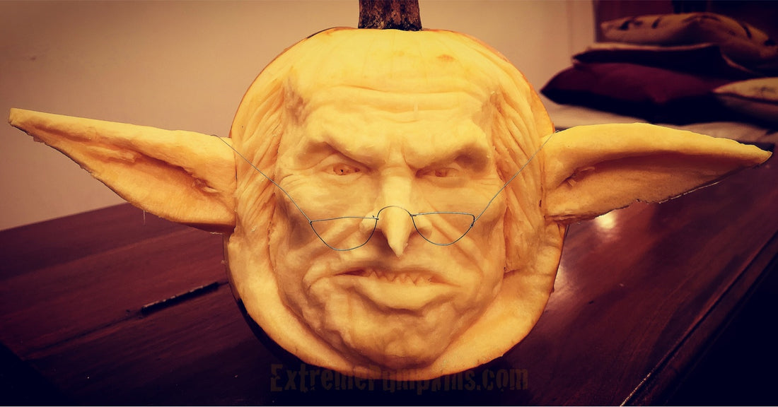 Angry Orc Pumpkin