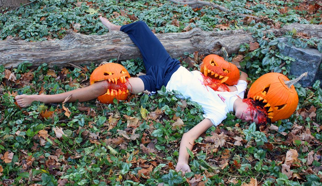 Nate Is Attacked by the Pumpkins