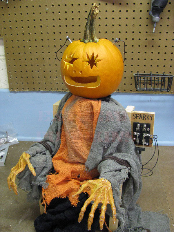 Sparky The Electric Chair Pumpkin