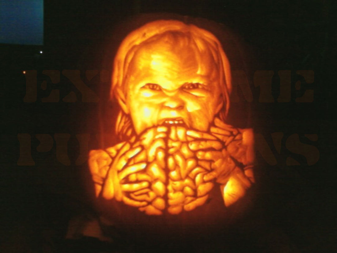 The Brain Eating Child Pumpkin