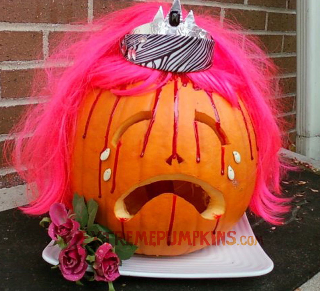 The Carrie Pumpkin - Crying Prom Queen