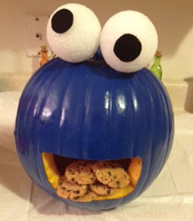 The Cookie Monster Pumpkin