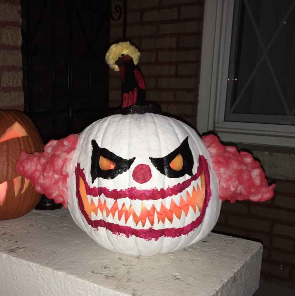 The Evil Clown Pumpkin