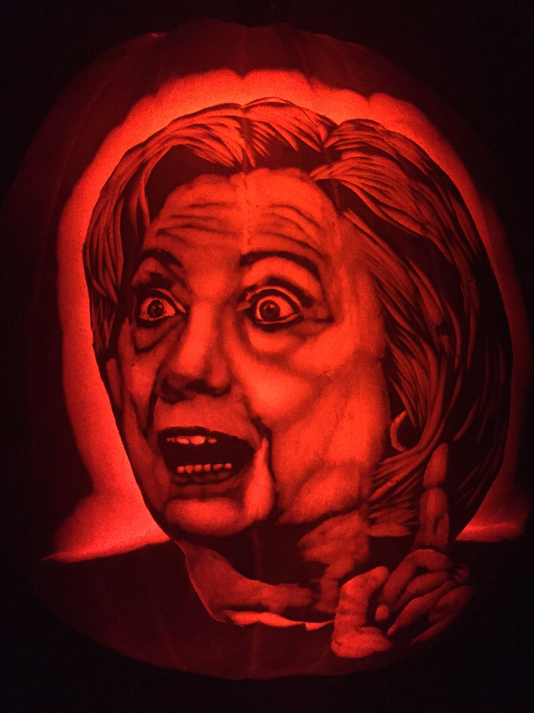 The Hillary Clinton Pumpkin