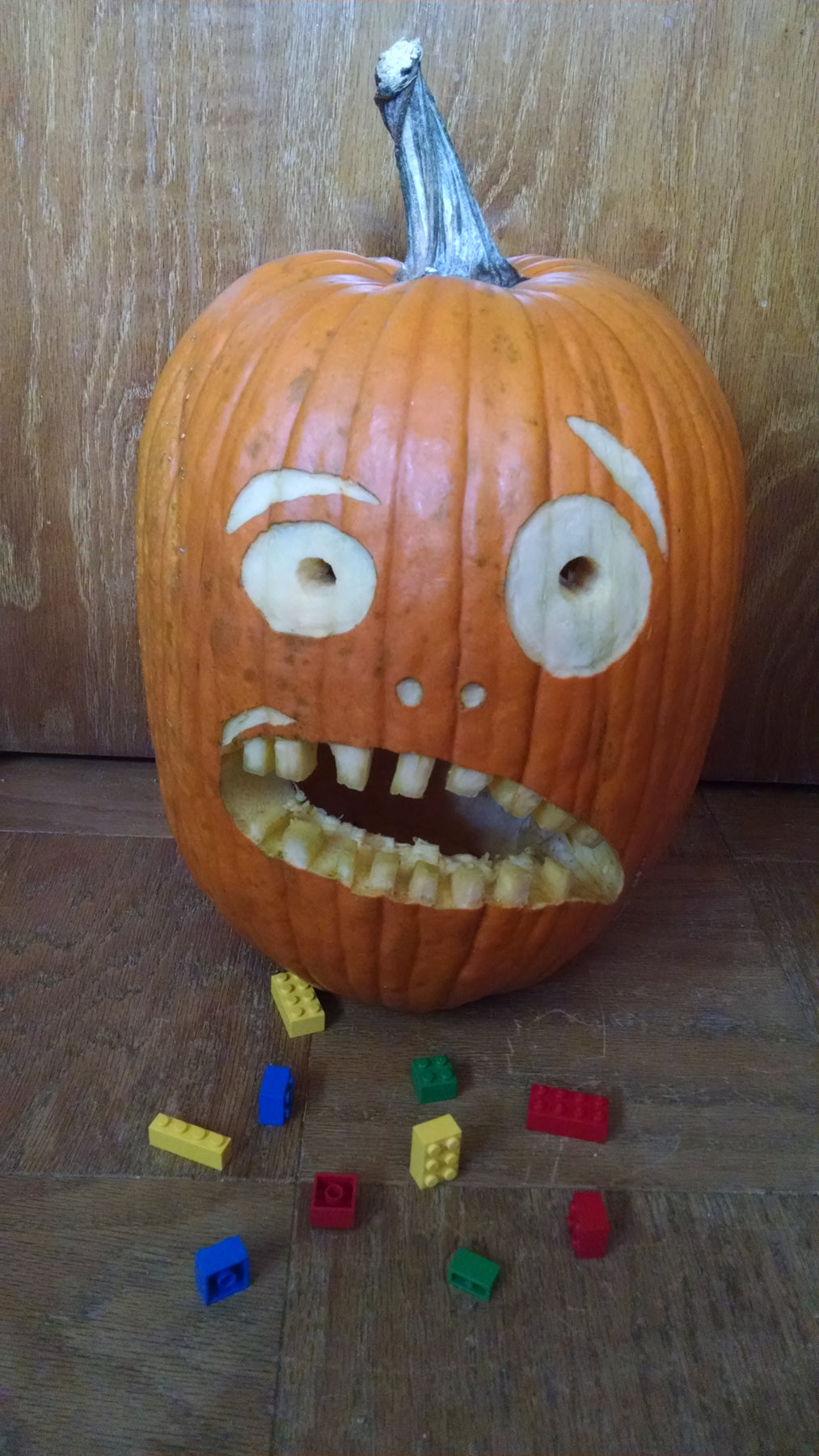 The Startled Parent Pumpkin
