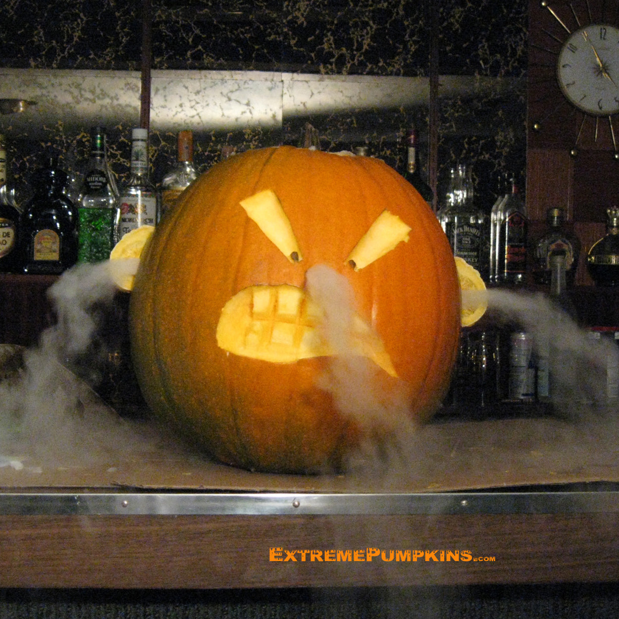 The Steaming Mad Pumpkin